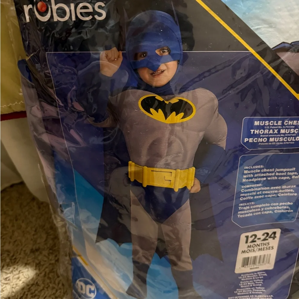 Rubie's Batman Kids Costume - Blue and Gray‎